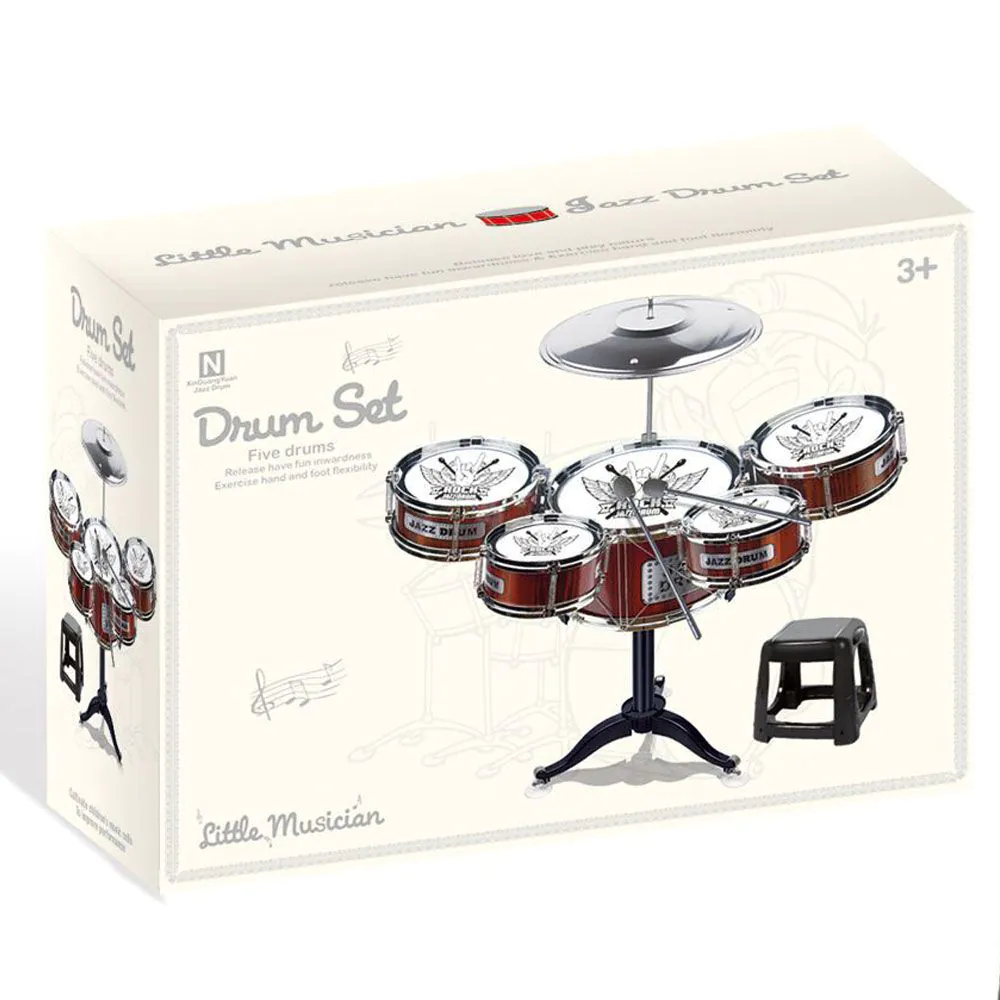 Барабани със столче Little Musician