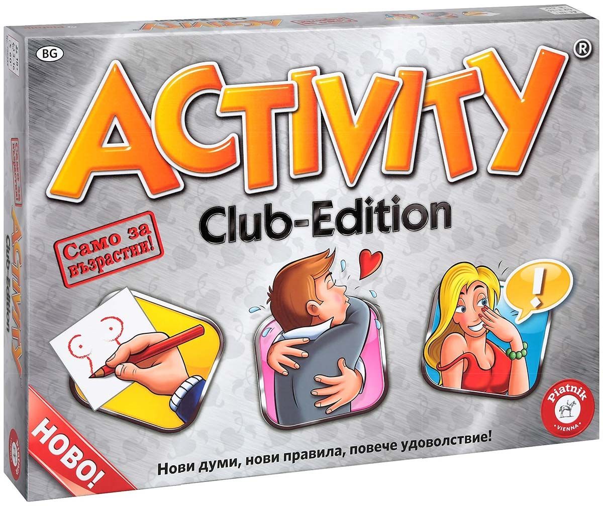 Настолна игра за възрастни Activity Club Edition - парти