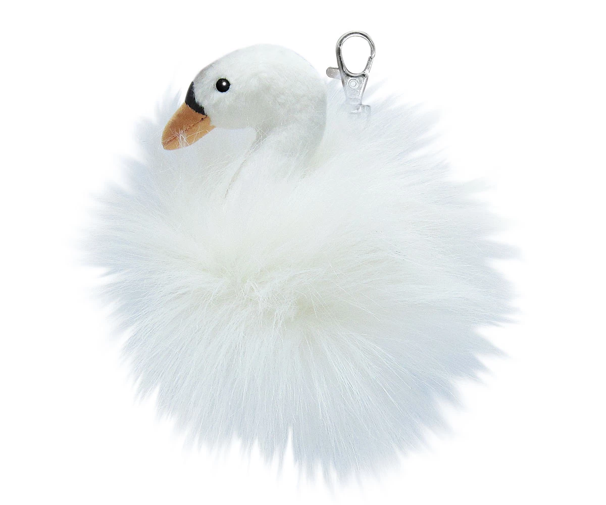 Плюшена играчка Аврора - Лебед ключодържател