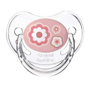 Залъгалка Newborn Baby розова 6-18м Силиконова анатомична