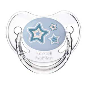 Залъгалка Newborn Baby синя 6-18м Силиконова анатомична