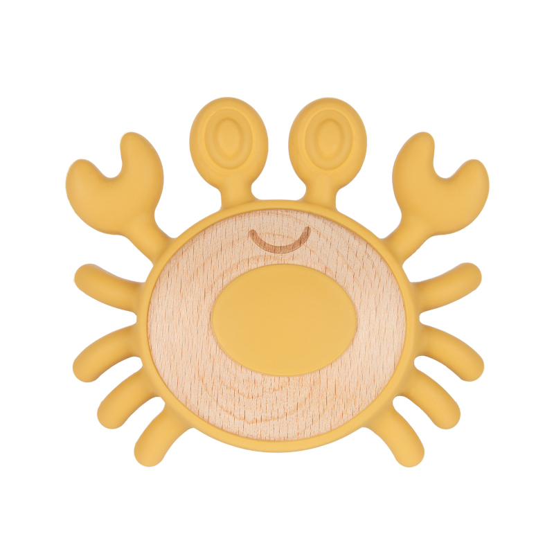 Чесалка дърво и силикон CRAB