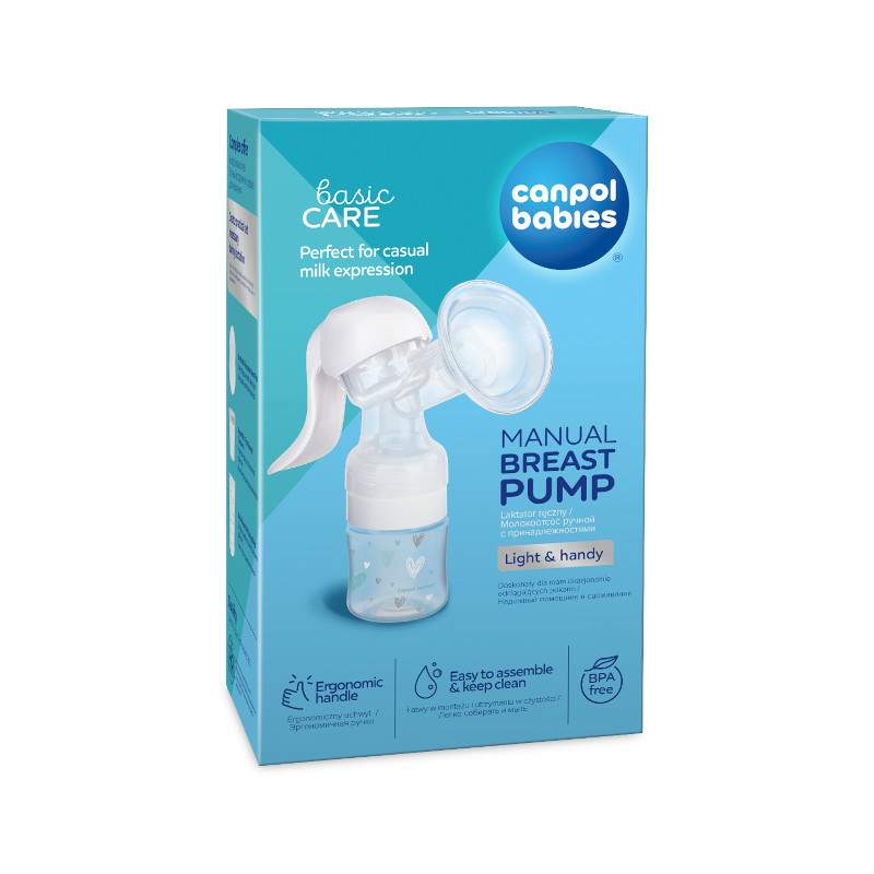 Ръчна помпа за кърма Basic Canpol Babies