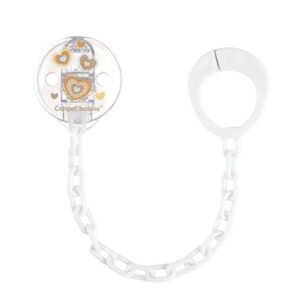 Клипс за залъгалка Newborn Baby със синджир