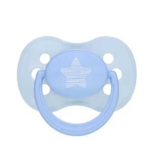 Силиконова залъгалка Pastelove 0-6м със симетрична форма