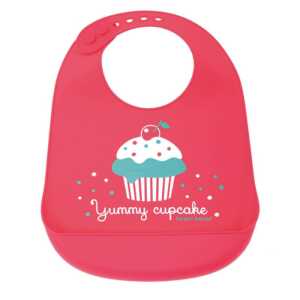 Силиконов лигавник Yummy cupcake различни цветове