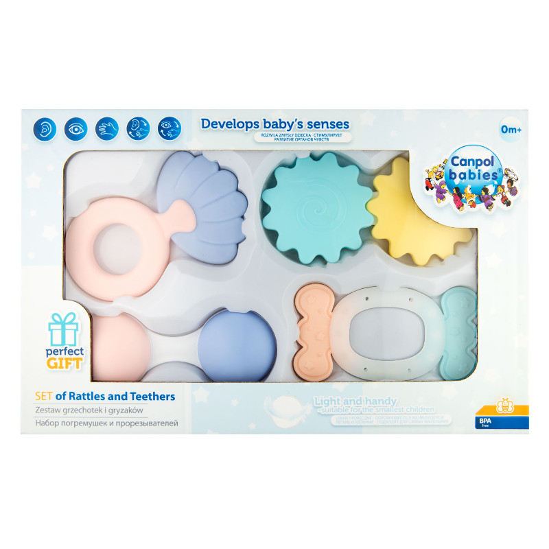 Комплект чесалки Pastel 4бр