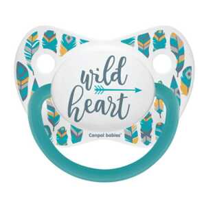 Залъгалка Wild Nature 18м+ тюркоаз Силиконова анатомична