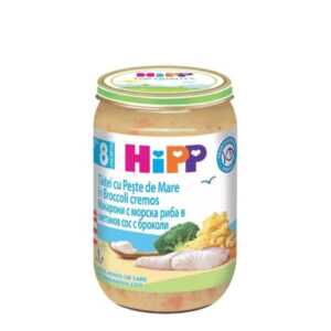 HIPP пюре Макарони морска риба сос броколи 8+месеца 220гр 6550