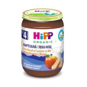 HIPP каша бискивити ябълки 4+месеца 190гр 5514