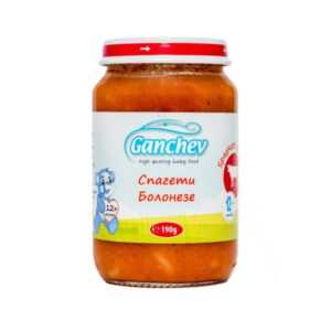 ГАНЧЕВ Пюре спагети болонезе 12+месеца 190Г