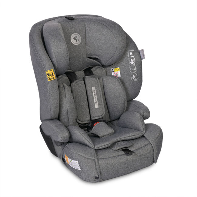 Столче за кола BENEVENTO сиво 76-150CM ISOFIX
