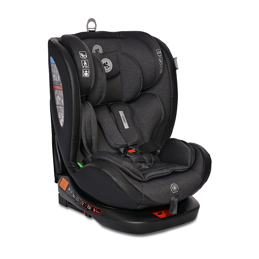 Стол за кола ARES черно i-Size 40-150CM ISOFIX 360