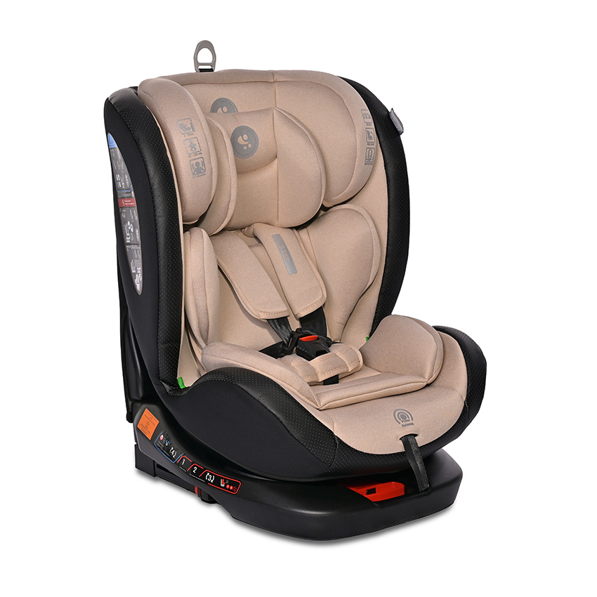 Стол за кола ARES бежов i-Size 40-150CM ISOFIX 360