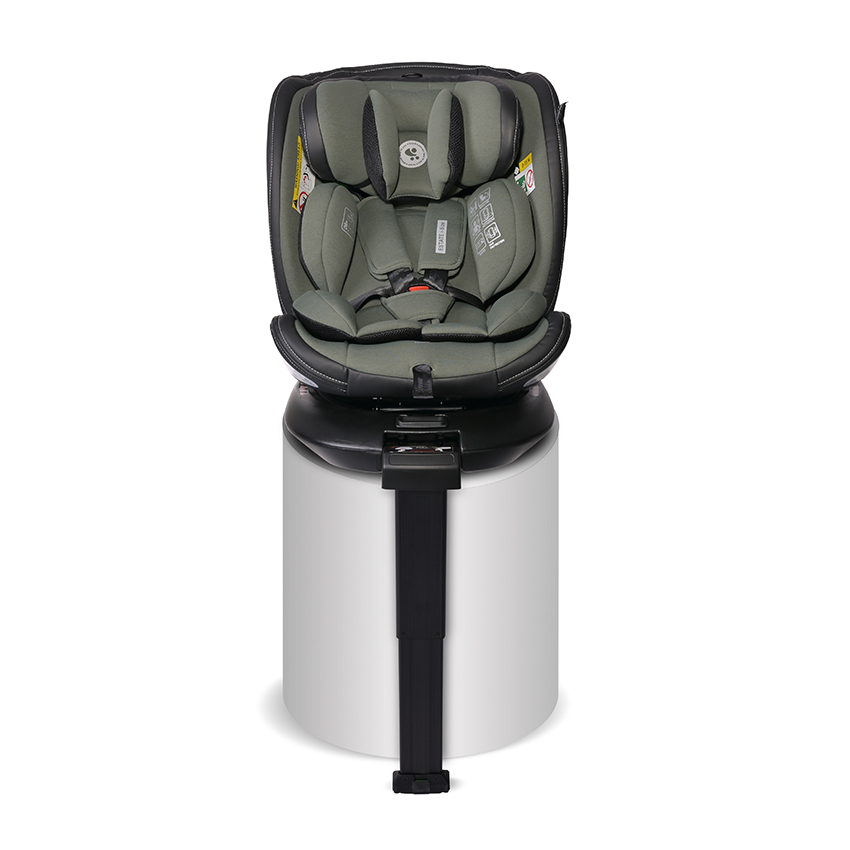 Столче за кола ESTATE тъмносиво i-Size ISOFIX 40-150см Leg