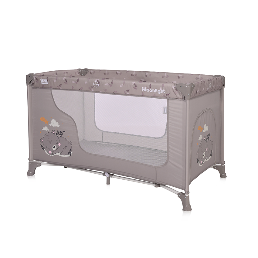 Бебешка бежова кошара Moonlight на 1 ниво Lorelli