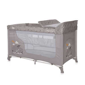 Бебешка кошара бежова Moonlight на 2 нива Lorelli