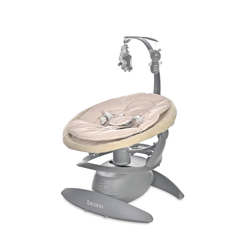 Електрическа Люлка TOSCANA BEIGE DOTS