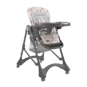 Столче за хранене BELLISSIMO GREY PARROTS ЕКО КОЖА