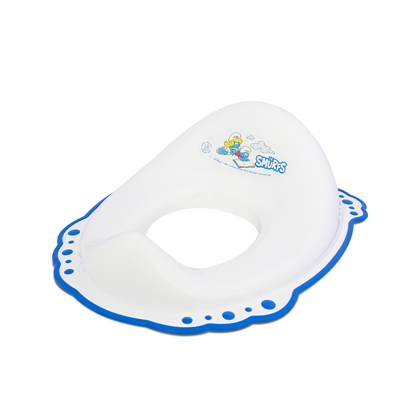 АНАТОМИЧНА ПРИСТАВКА ЗА ТОАЛЕТНА ЧИНИЯ THE SMURFS WHITE