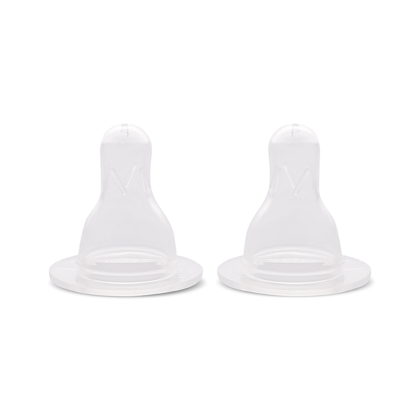 СИЛИКОНОВ БИБЕРОН M 2БР ЗА ШИШЕ С ШИРОКО ГЪРЛО