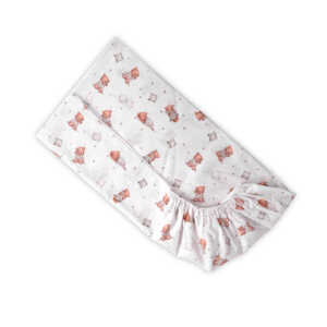 ЧАРШАФ С ЛАСТИК МЕЧЕ С ВЪЗГЛАВНИЧКА 60/120+15см