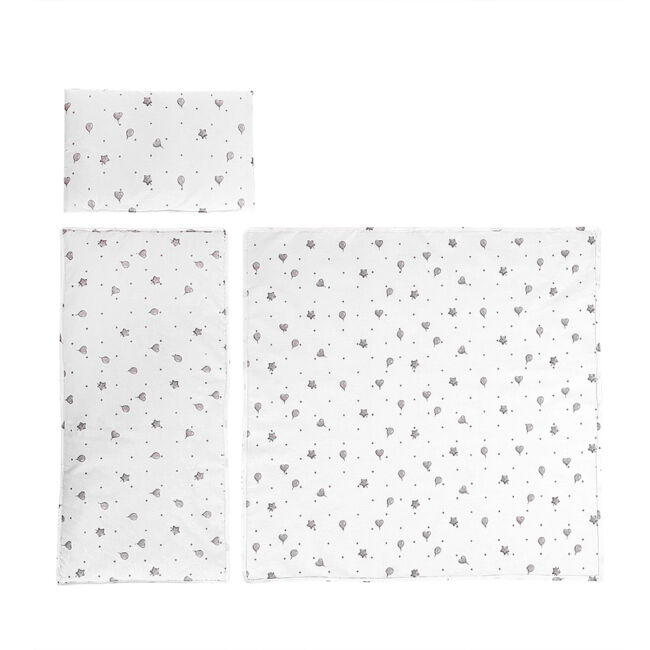 Комплект за количка СИВО ВЛАКЧЕ ЛЕТЕН РАНФОРС