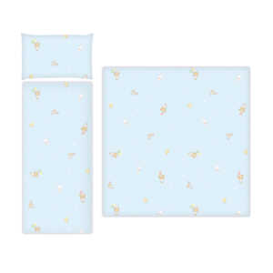 Сет За Детска Количка БЕАР ПАРТИ СИНЬО ВАТИРАН РАНФОРС