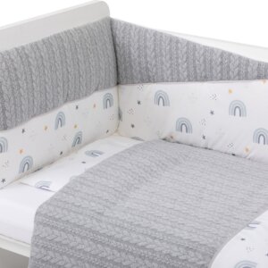 Спален комплект 6 части Сива Дъга Bubaba