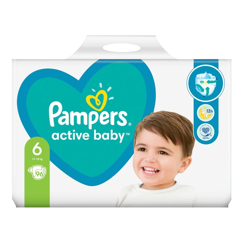 PAMPERS Памперси Active baby MB S6 96бр