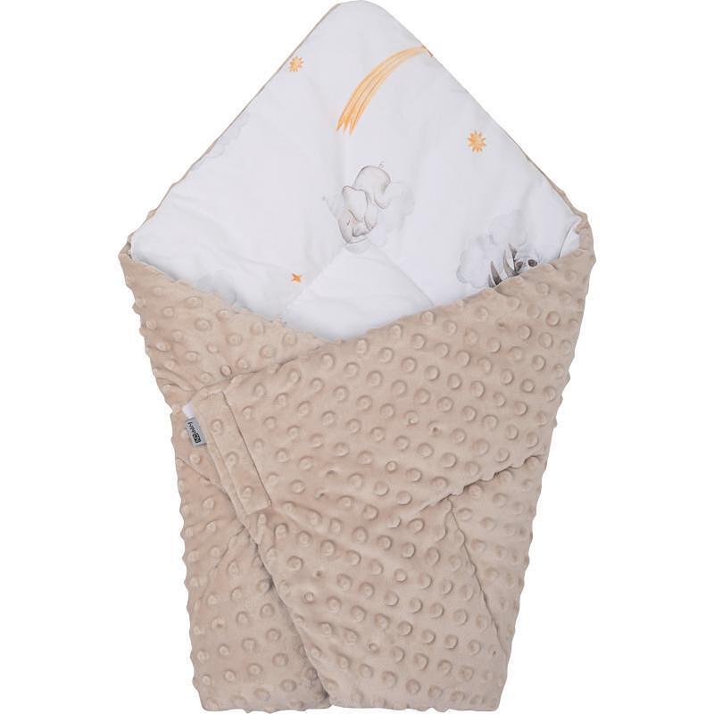 Бебешко одеяло Бежово BUBABA 2в1