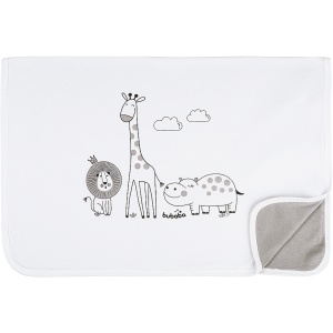 Двулицево детско памучно одеяло Сафари 70х90см