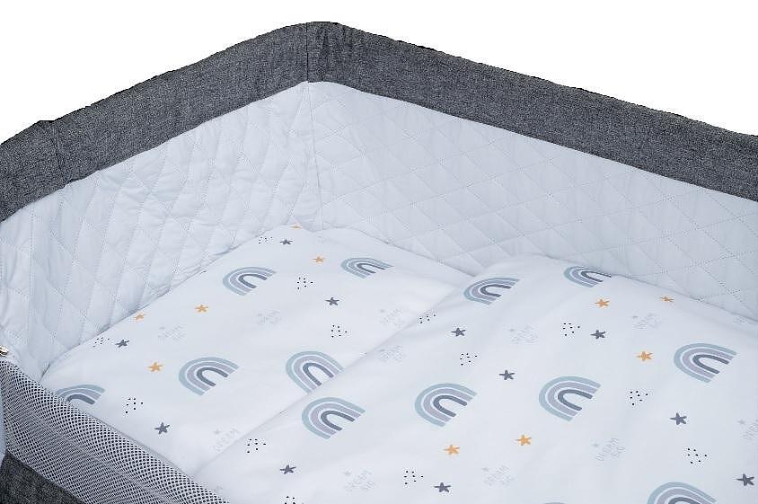 Спален комплект 5 части мини Дъга BUBABA