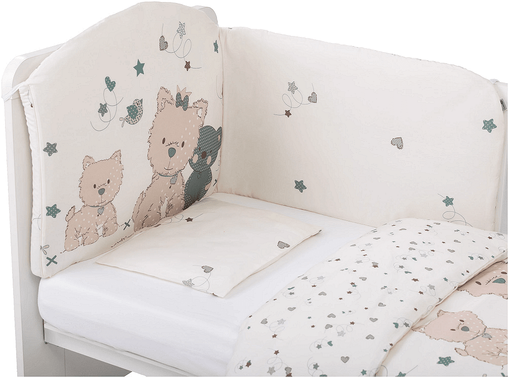 Спален комплект 6 части Романтично мече BUBABA