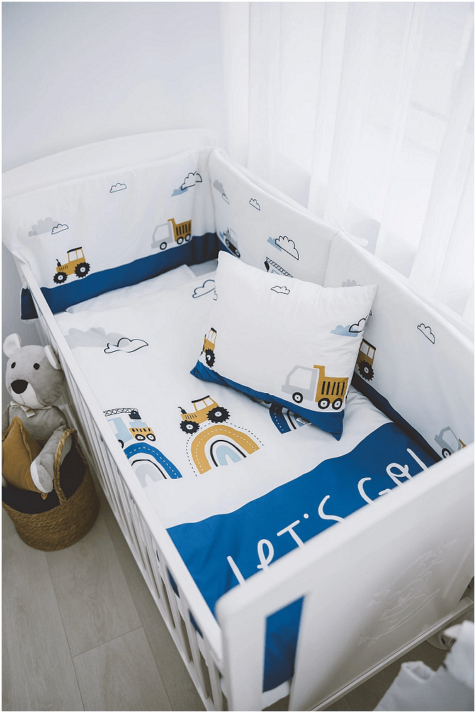 Спален комплект 6 части Щастливия строител BUBABA