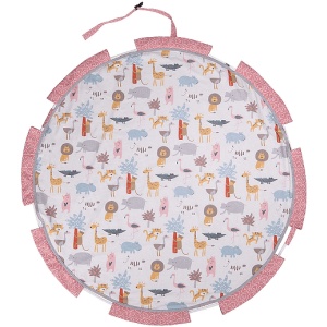 Килимче за игра 2в1 Розово сафари FREEON