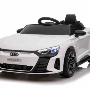 Акумулаторна кола бяла Audi RS e-tron 6888
