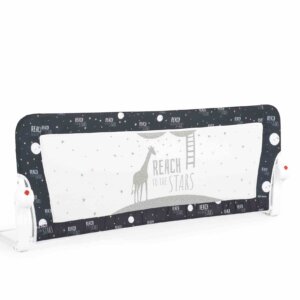 Преграда за легло 120 cm черна