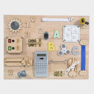 Монтесори дървена сензорна дъска MT19