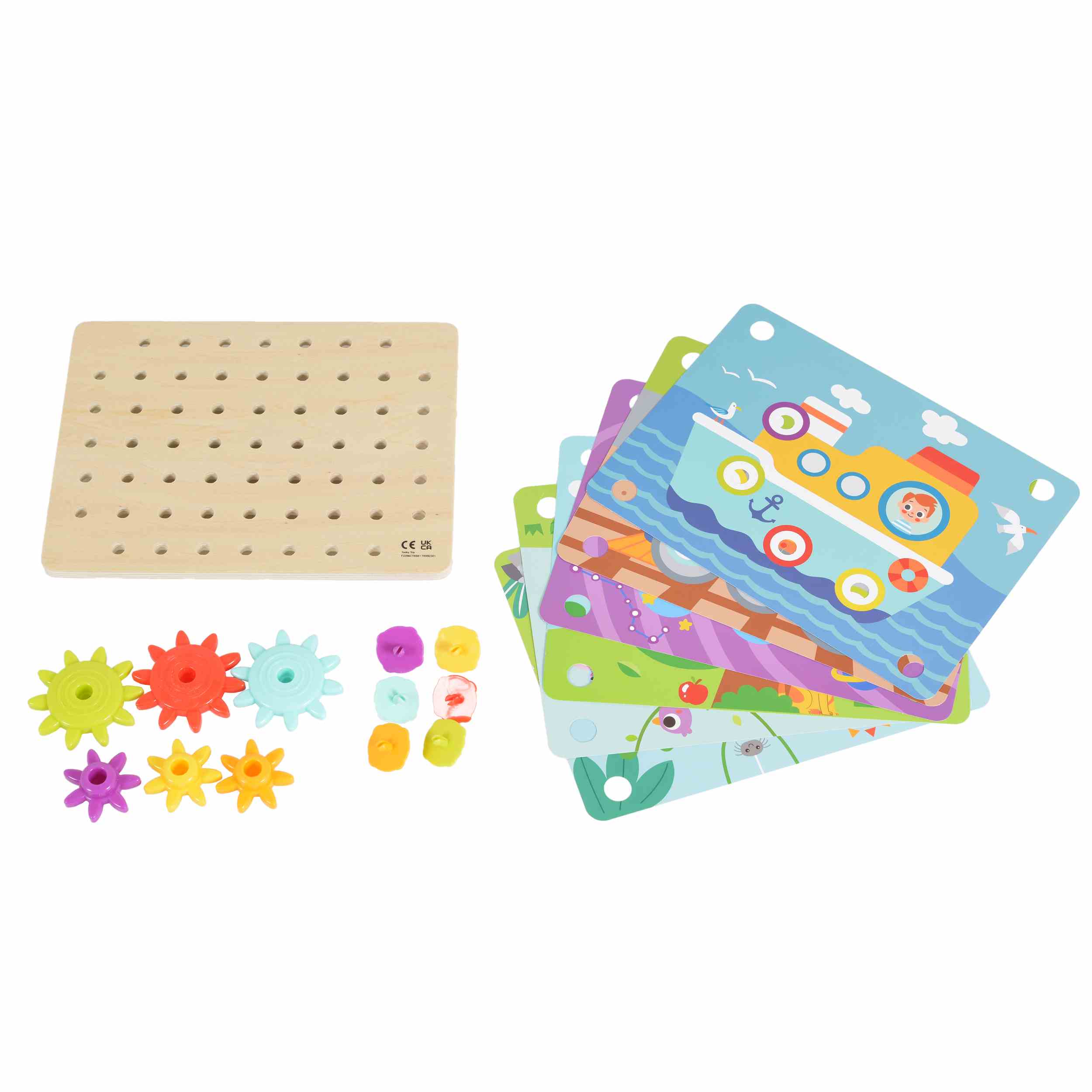 Дървена игра със зъбни колела TK352