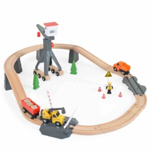 Дървена играчка сет с влак TH682