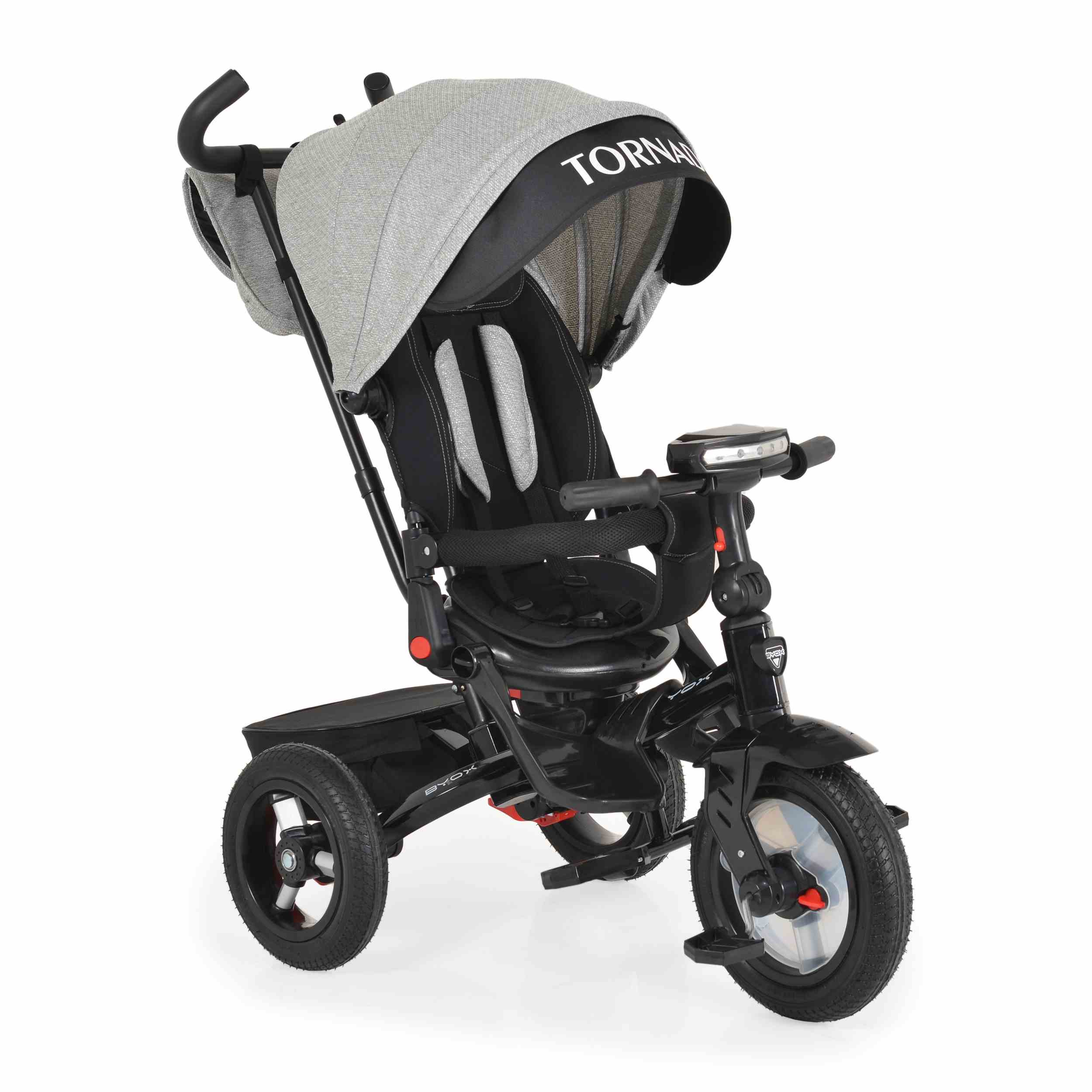 Детска триколка Tornado светлосива с музикално табло