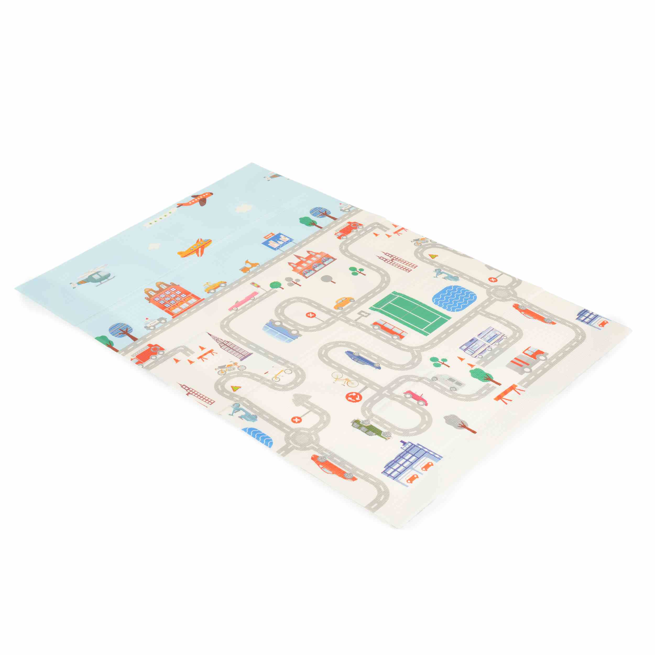 Двулицево сгъваемо термо килимче Roads от XPE пяна