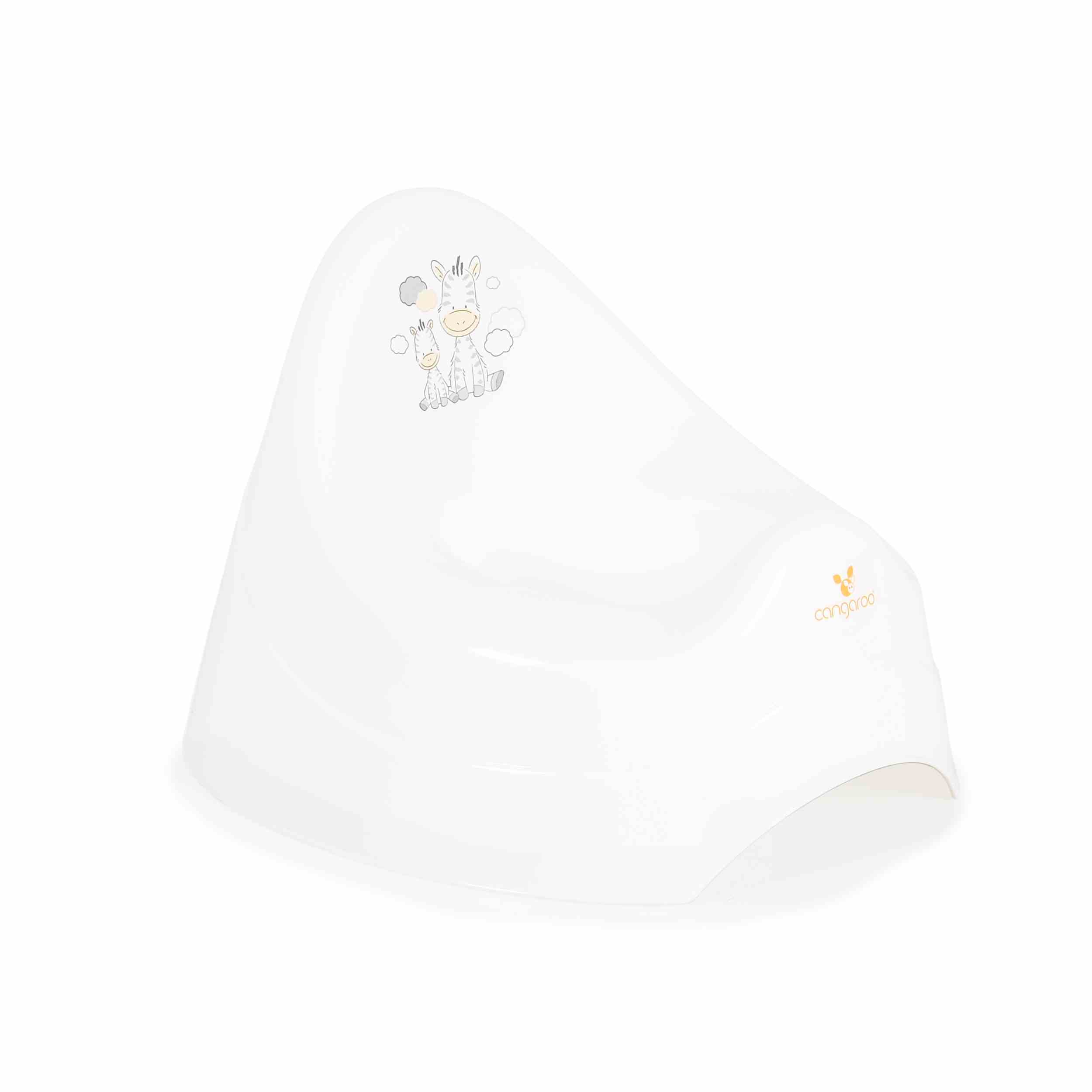 Гърне обикновено Zebra бял