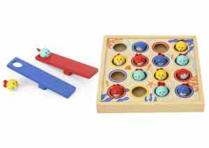 Дървена игра Риболов TF980 19 части