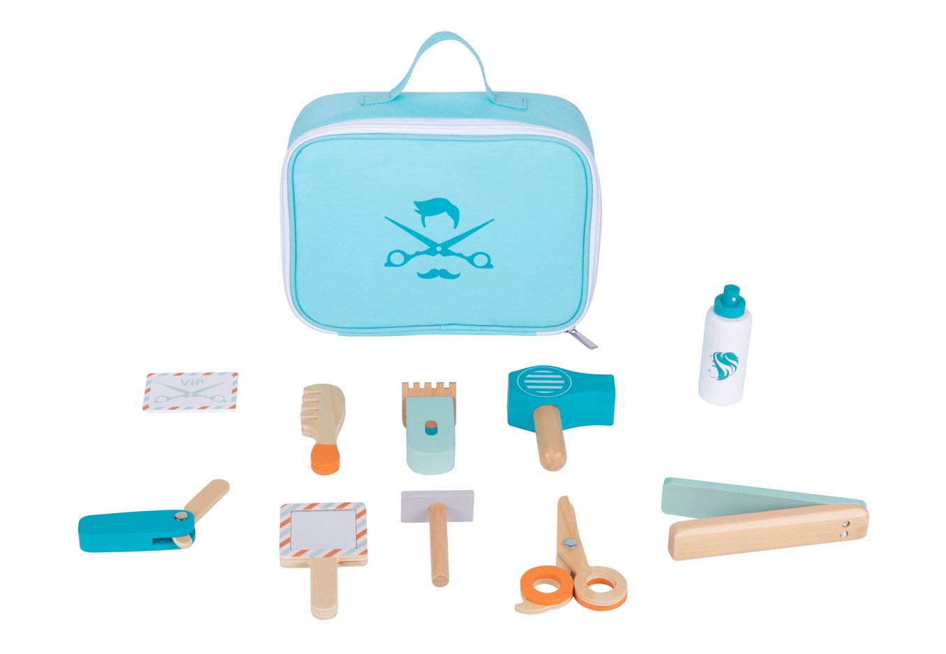 Дървен фризьорски комплект TK318