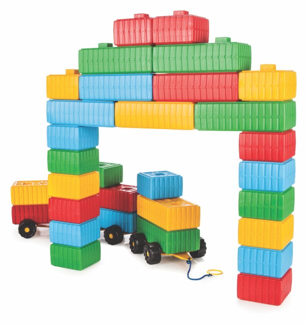 Конструктор тухлени блокчета 43 части 03251