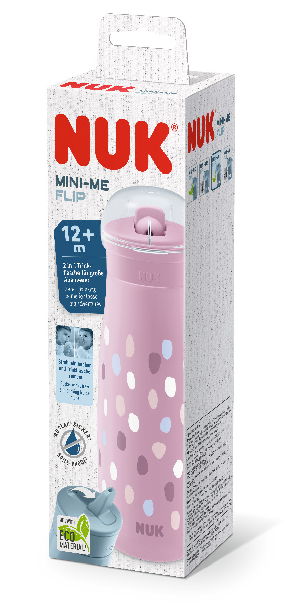 ЧАША MINIME FLIP PP 450мл лилава точки