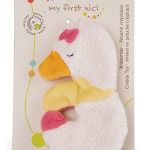 Мека играчка 0+мес 14см Спящата Гъска Гитти NICI