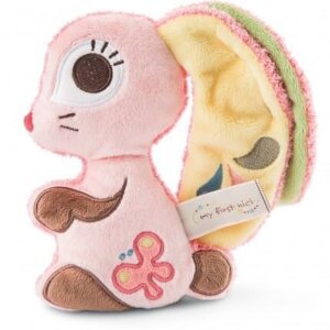 Мека играчка 2D Заекът Хопсали 18см 0+ месеца NICI